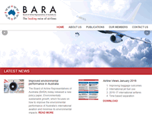 Tablet Screenshot of bara.org.au